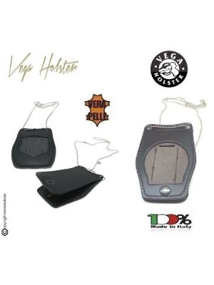 Portaplacca Porta Placca Porta Distintivo Doppio Uso Collo e Cintura Carabinieri Operativo Vega Holster Italia Art.1WB50
