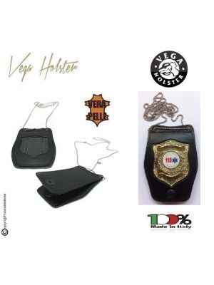 Porta Placca Doppio Uso Collo - Cintura Soccorso Sanitario 118  Vega Holster Italia Art. 1WB116