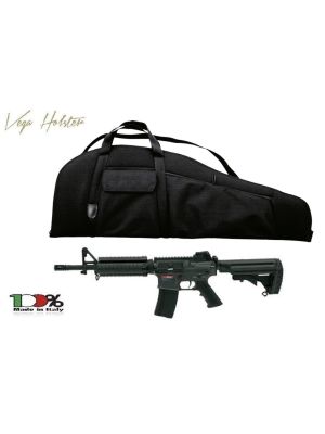 Fodero Trasporto Fucile Caccia Militare Soft Air  in Cordura Imbottito Nero Vega Holster Italia  Art. 2B52 2B53
