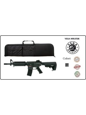 Fodero per Fucile Trasporto Armi in Cordura Nero Imbottito Vega Holster Italia  Art.2B55-2B56