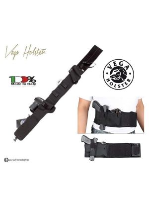 Fascia Elastica Multitasche con Fondina In borghese per Pistola e Accessori DESTRA Porto Occulto Vega Holsteer Italia Art. 2ET01