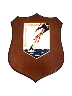 Crest Aeronautica Militare Italiana 41° Stormo Prodotto Ufficiale Giemme cm. 24 x 18 Art. AM0100P41ST