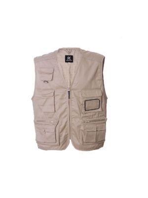 Gilet Multitasche New Safari Kaky Caccia Pesca Vigilanza Ambientale Art.987531