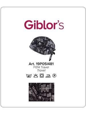 Bandana Sagomata Cuoco Chef Giblor's Italia Travel Art.19P05I481