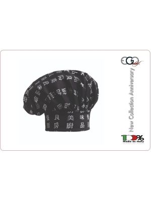 Cappello Copricapo Berretto Cap Cuoco Chef Ego Chef Italia Chen-da  Art.7000115A