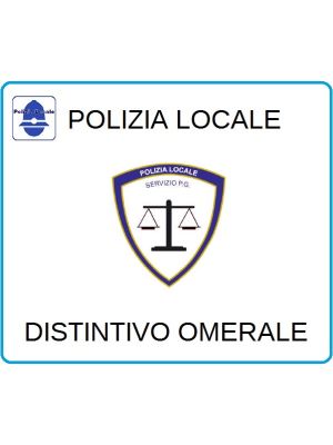 Distintivi Di Specialità Omerali Polizia Locale Servizio P.G. Art.NSD-PLPG