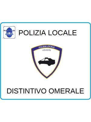 Distintivi Di Specialità Omerali Polizia Locale Volante Art.NSD-PLV