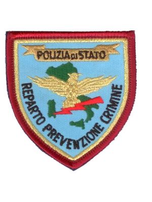 Patch Toppa Scudetto Polizia Reparto Prevenzione Crimini Art.EU2120V