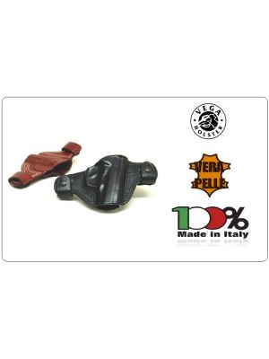 Fondina con Passanti Sganciabili Pelle Colore Nero o Marrone Vega Holster Art.FV1