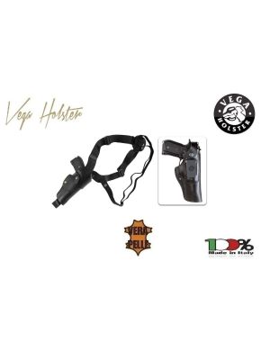 Fondina Ascellare Girevole e da Cintura Nera Vega Holster Italia Polizia Carabinieri GPG IPS Art. GA1