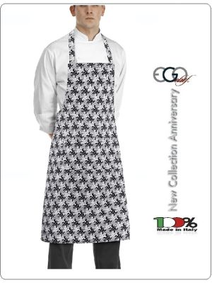 Grembiule Cucina Pettorina con Tascone cm 90x70 Geko Art. 6103132A
