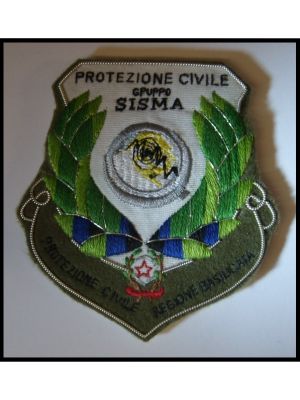 Ricamo Canottiglia Gruppo SISMA con Velcro Art.NSD