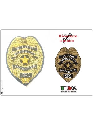 Patch Toppa Ricamo a Mano Canottiglia Studio Progetto Sicurezza SPS Art.NSD-SPS