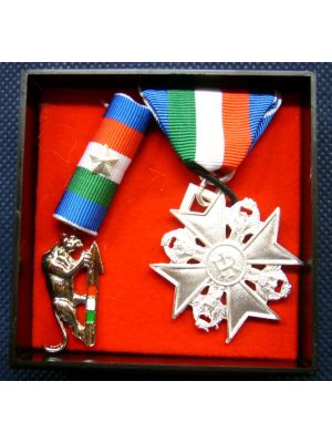 Set Medaglie Anzianità di Servizio Polizia di Stato Argento Idea Regalo Art. FAV-SET12