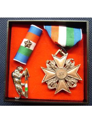 Set Medaglie Anzianità di Servizio Polizia di Stato Bronzo  Idea Regalo Art. FAV-SET14