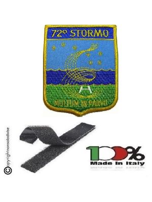 Patch Toppa Ricamata 72° Stormo Aeronautica Militare Italiana Art. EU601