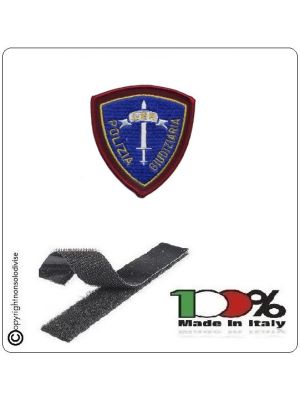 Patch Toppa con Velcro Polizia Giudiziaria Art.EU2016