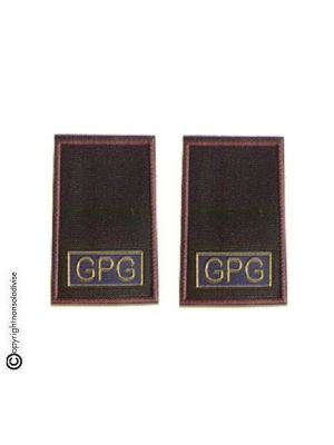Tubolari Bordo Cremesi Stampa Guardia Particolare Giurata GPG Art.NSD-GPG-1