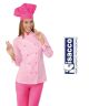 Giacca Cuoco Chef Donna Lady Estoril  Isacco Rosa Art.057523