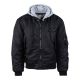 Giacca Bomber con Cappuccio MA-1 Nero Militare Fostex New  Art. 121411