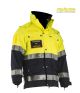 Giacca TRECK Certificata Colore Giallo + blu  Soccorso Sanitario Protezione Civile Originale Reverse 122HV030BI22 Art. 122HV