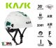 Casco Protezione Bianco Rifrangenze Verdi PLASMA HI VIZ KASK ITALIA Soccorso Emergenza Alpinismo Sci Art. WHE00009-253-00