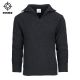 Pullover Maglione Modello Alpino Forestale Vigilanza Venatoria Grigio Antracite Cerniera sul Collo Fostex Art.1313210-3