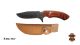 Coltello Lama Fissa con Fodero Pelle Caccia Pesca Knife With Fixed rip Blade Mil-Tec Art. 15385000