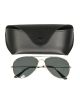 Occhiali Pilota Americano Tom Cruise con Custodia Nera U.S. pilot sun glasses with case gold MIL-TEC® Art. 15606000