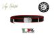 Cintura Canapa Nera Bordi Rossi Carabinieri Vega Holster  VENDITA RISERVATA Art. 1CC02