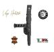 Porta Bastone Tonfa in Pelle Polizia Carabinieri Vigilanza GPG IPS Vega Holster Italia CC HOLDER  Art.1V25
