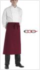 Grembiule Francese Lungo Cuoco Chef Banconiere Barista Ego Chef Italia Bordeaux  Art.6107003C