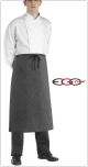 Grembiule Francese Lungo Cuoco Chef Banconiere Barista Ego Chef Italia Grey Mix Art.6107067C