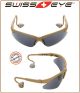 Occhiali da Tiratore con Tappi Antirumore Integrati SwissEye Shooting Glas  SABBIA  40252 Art.256103