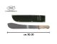 Machete con Fodero Canapa MFH Caccia Pesca Tempo Libero  Art. 27063
