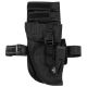 Fondina Cosciale Militare Cordura Nera con Porta Caricatori MFH Art. 30716A