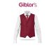 Gilet Professionale Uomo Bordeaux GIBLOR'S Bar Ristorante Hotel  Art. 106BX 