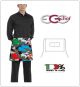 Grembiule Falda Banconiere Con Tascone Camouflage cm 40x70 Ego Chef Italia New  Art. 6100149A