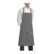 Grembiule Cucina Pettorina con Tascone cm 90x70 New Grey Stripe Ego Chef  Art. 6103066C