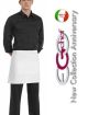 Grembiule Falda Barman Banconiere Con Tascone White cm 40x70 Art.6100001N