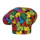 Cappello Copricapo Berretto Cap Cuoco Chef Ego Chef Italia Foglie New Art. 7000157A