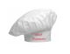 Berretto Cuoco Chef Professionale Bianco con Possibilità di Ricamo Personalizzato Art.7000001A