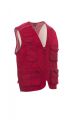 Gilet Multitasche New Safari Poket Rosso Croce Rossa Soccorso Sanitario 118 Payper o JRC Art. 000187-0054