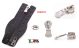 Tiretto per Zipper Cerniere Tiretto di Ricambio Per Anfibi Vigili Del Fuoco Jolly Originali 9065/GA - 9081/GA - 9052/A SOLO TIRETTO Art. 1CURJ