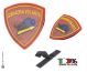 Patch Toppa PVC Polizia di Stato Squadra Volante 3D con Velcro NEW  Art. PVC-5