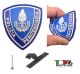 Scudetto Gommata 3D PVC  Scritta Patch Polizia Penitenziaria per Tuta OP Ordine Pubblico NEW  Art. PVC-26