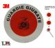 Adesivo 3M Per Paletta Rosso Guardie Giurate + Logo Art. R0018