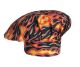 Cappello Cuoco Chef  EGO CHEF Italia Flames Fiamme Inferno  Art.7000110A