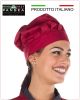 Cappello Cuoco Chef Professionale Pangea Rubino 100% Italia Art.JO0500
