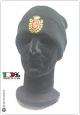 Berretto Zuccotto Papalina Watch Cap Invernale con Ricamo Solo Logo Rosso Guardie Giurate Colore Nero  CIVIS Art.GPG-LOGO-2